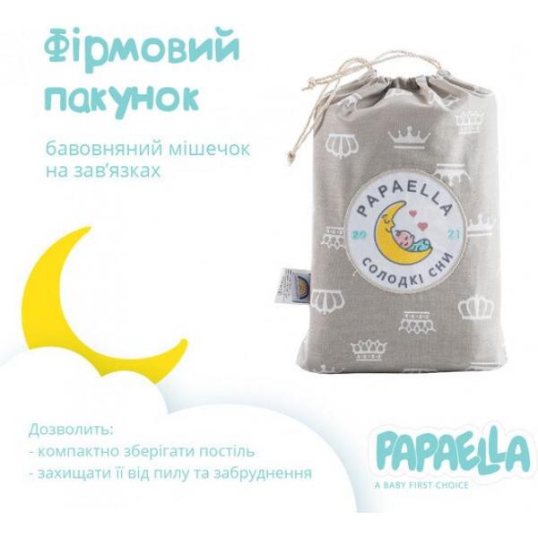 Комплект постельного белья Papaella Корона Бежевый (4820227284849) - фото 7