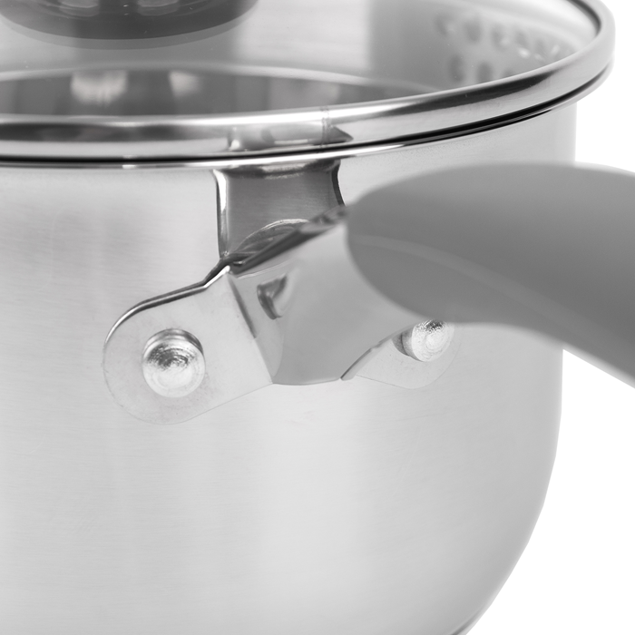 Ковш с крышкой Krauff Moxie с кухонной доской Krauff 16 см 2 л (28826) - фото 6 Ковш с крышкой Krauff Moxie с кухонной доской Krauff 16 см 2 л (28826) - фото 6