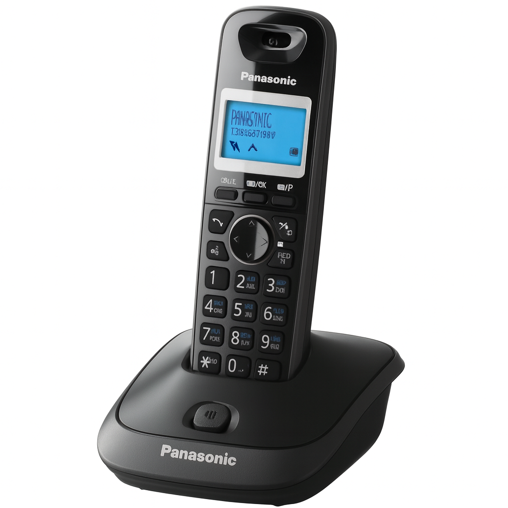 Телефон Panasonic KX-TG2511UAT DECT бездротовий 2xAAA Titan (575964)
