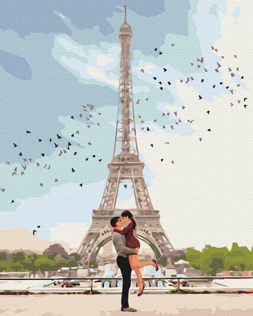 Картина по номерам Brushme Город любви Париж 40x50 см (PBS51641)