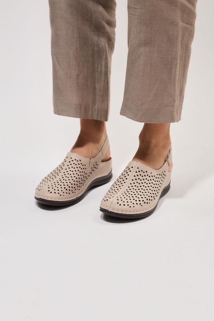 Сандалии женские ALLSY на платформе р. 38 Бежевый (195154) - фото 3 Сандалии женские ALLSY на платформе р. 38 Бежевый (195154) - фото 3