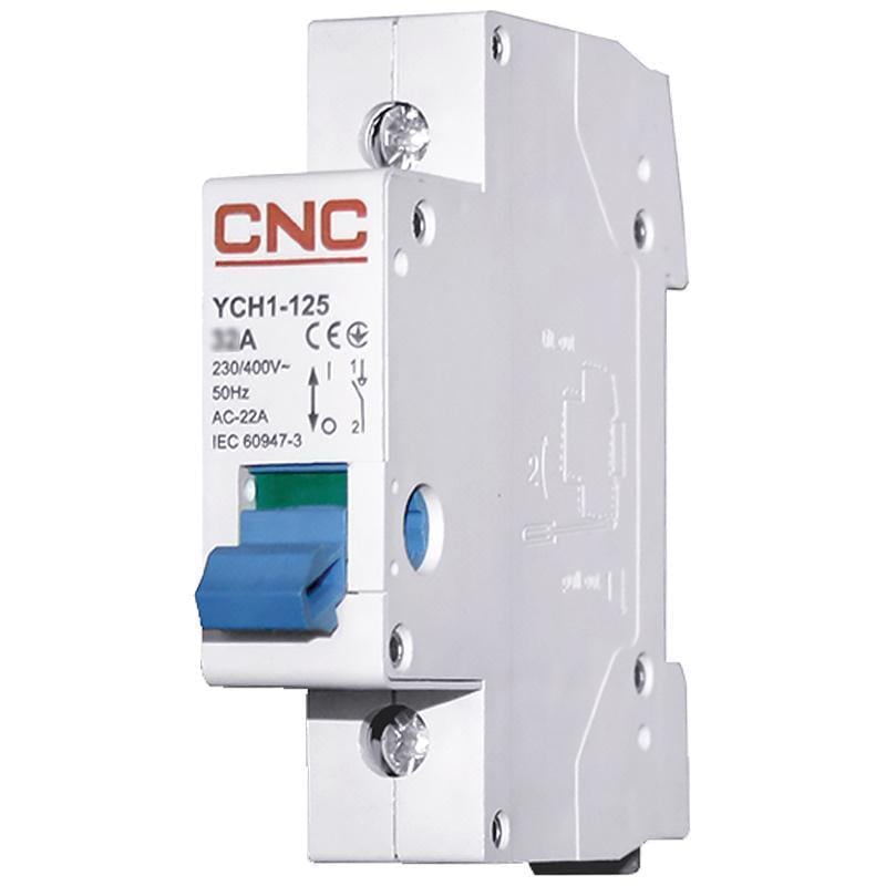 Выключатель нагрузки модульный CNC YCH1-125 1Р 50А (Б00032635)