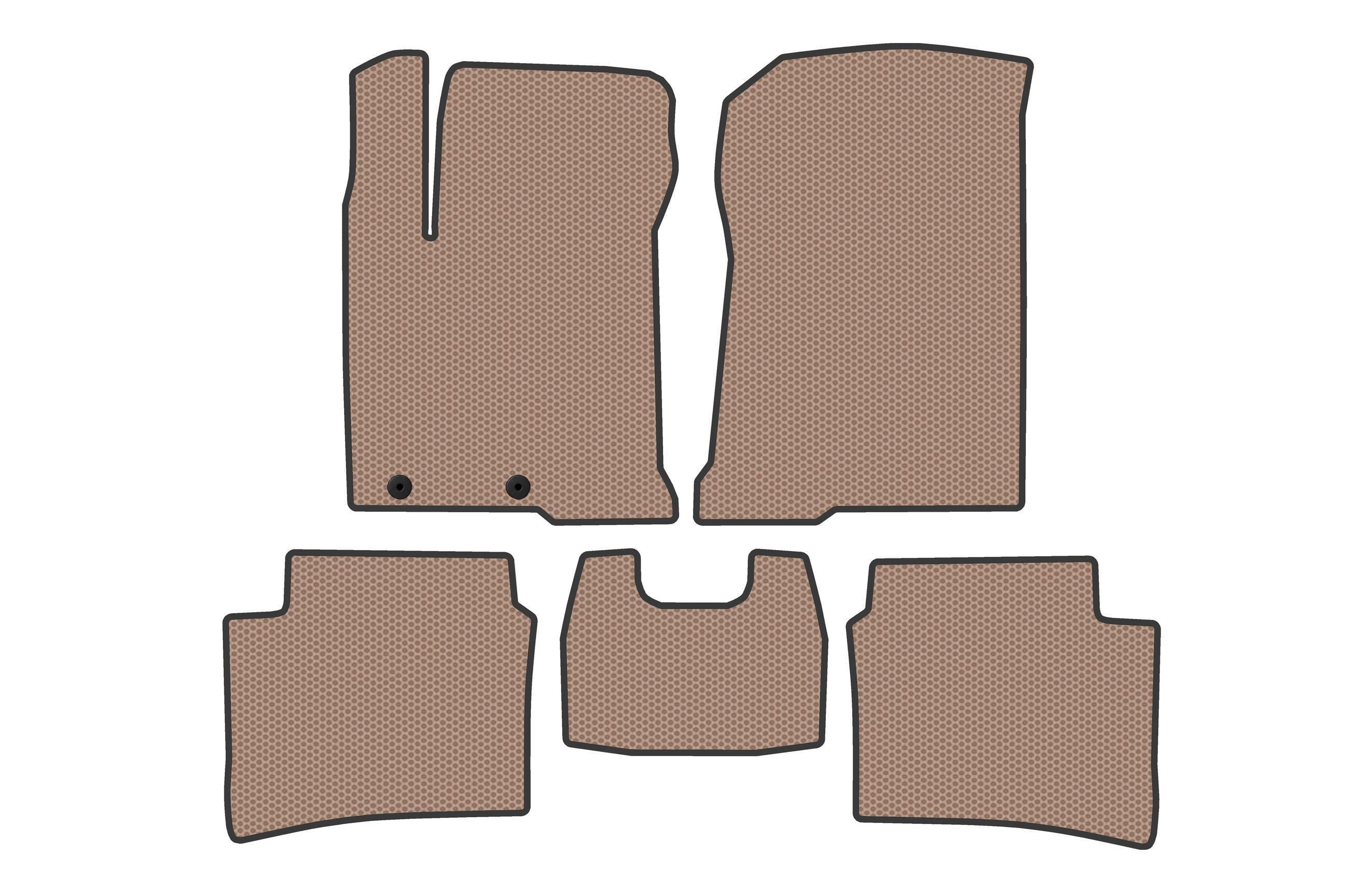 Коврики резиновые Digital Designs Carsuit для Hyundai I-20 2020- г. Бежевый (185481)