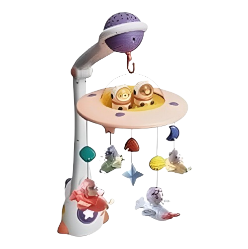 Музыкальная карусель HL 2022-101-1 с пультом и подсветкой