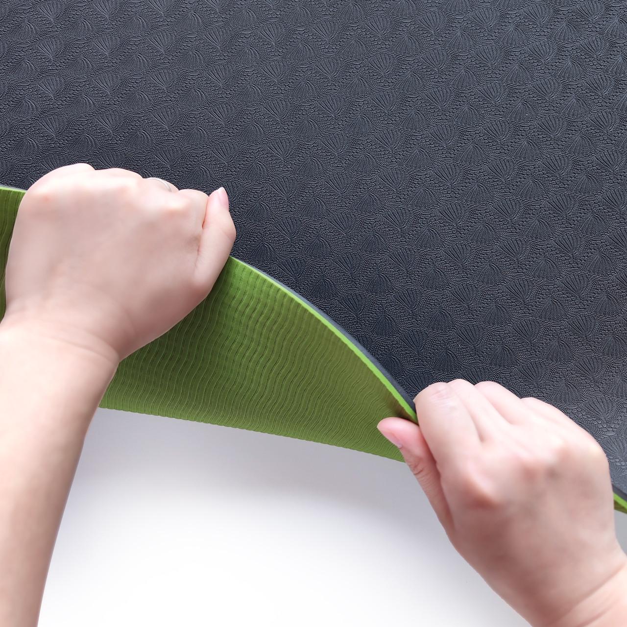 Коврик для фитнеса и йоги Gemini Pro GE-6BGR TPE/TC 6 мм (2012936381) - фото 4 Коврик для фитнеса и йоги Gemini Pro GE-6BGR TPE/TC 6 мм (2012936381) - фото 4