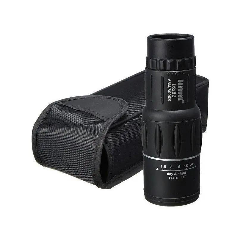 Монокуляр прорезиненный Bushnell 16x52 мм с чехлом (8059445)