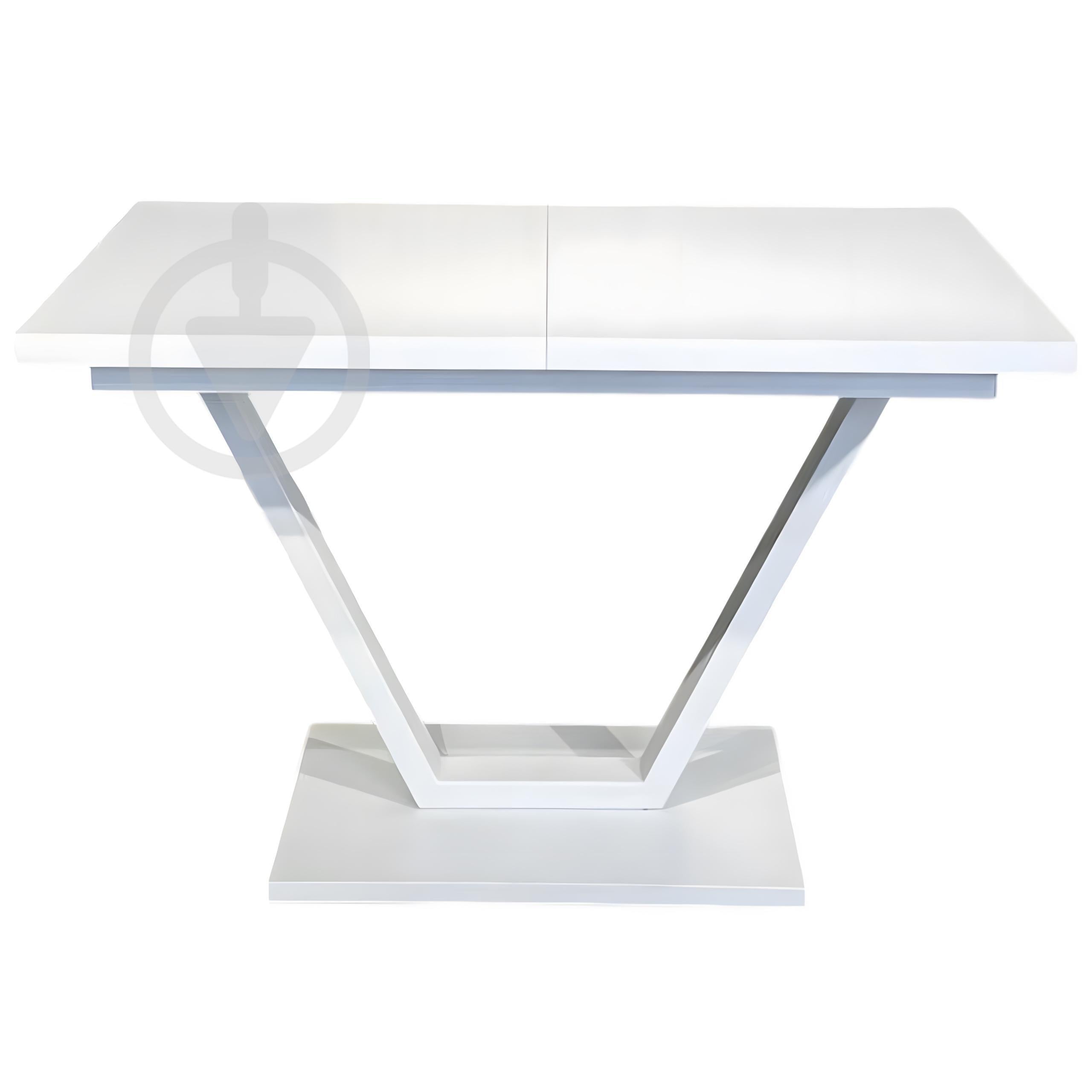 Стол кухонный раскладной RoMax Vegas Loft 180х85 см Белая Аляска/Белый