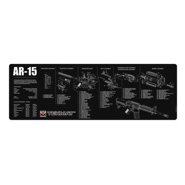 Килимок Clefers Tac для чищення зброї AR15 зі схемою (5102280)