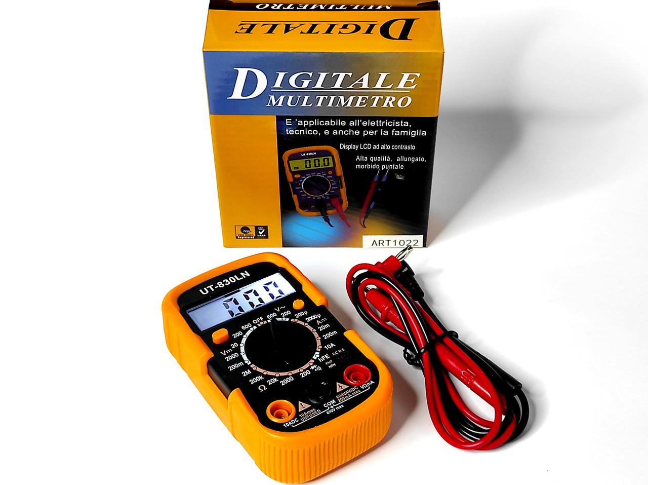Мультиметр цифровой UT-830 LN универсальный (1022) - фото 4