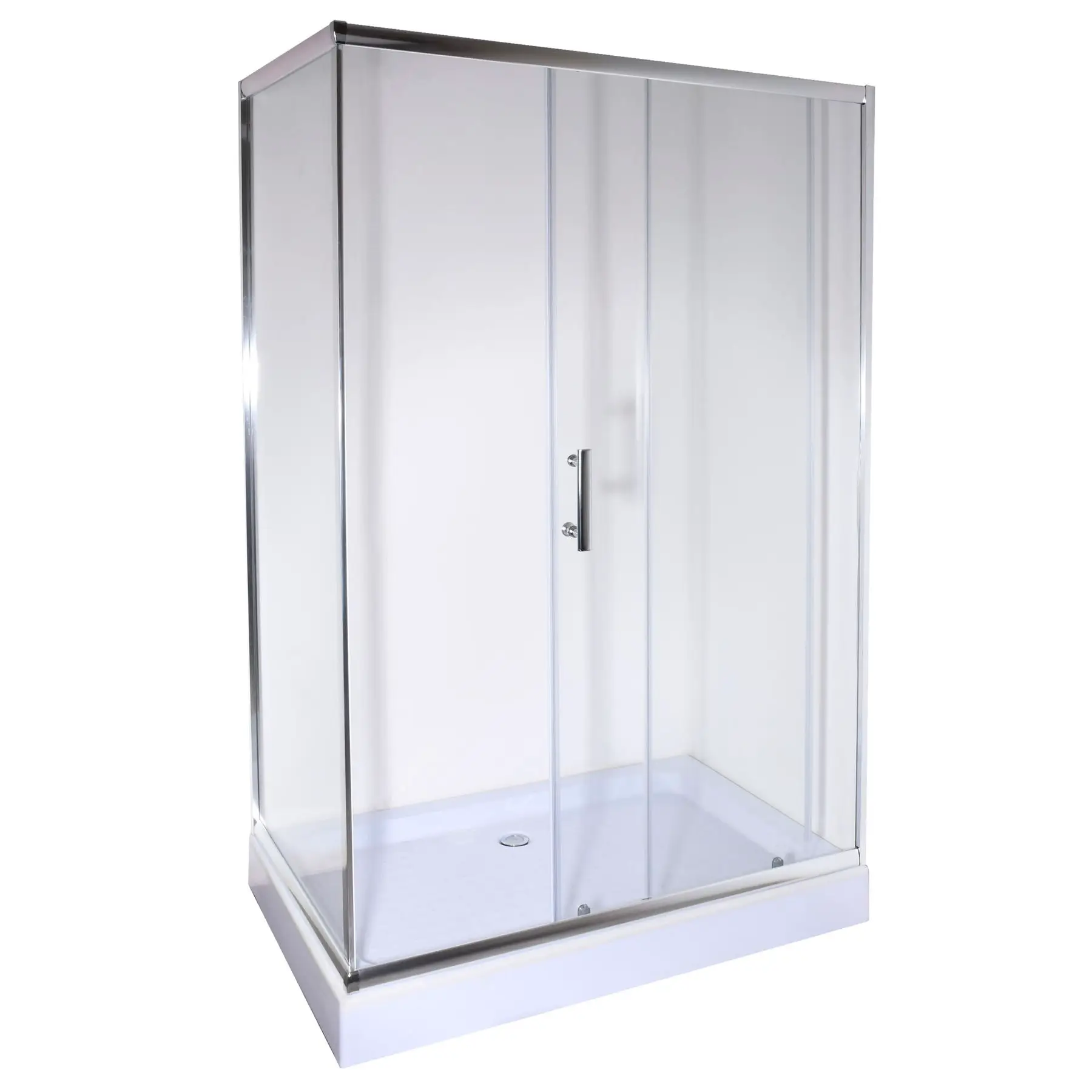 Душова кабіна MIXXUS HARD SCT01-100x90x198-TR прямокутна скло 5 мм з підонном 100x90 см Хром (OL-MI6909) - фото 2 Душова кабіна MIXXUS HARD SCT01-100x90x198-TR прямокутна скло 5 мм з підонном 100x90 см Хром (OL-MI6909) - фото 2