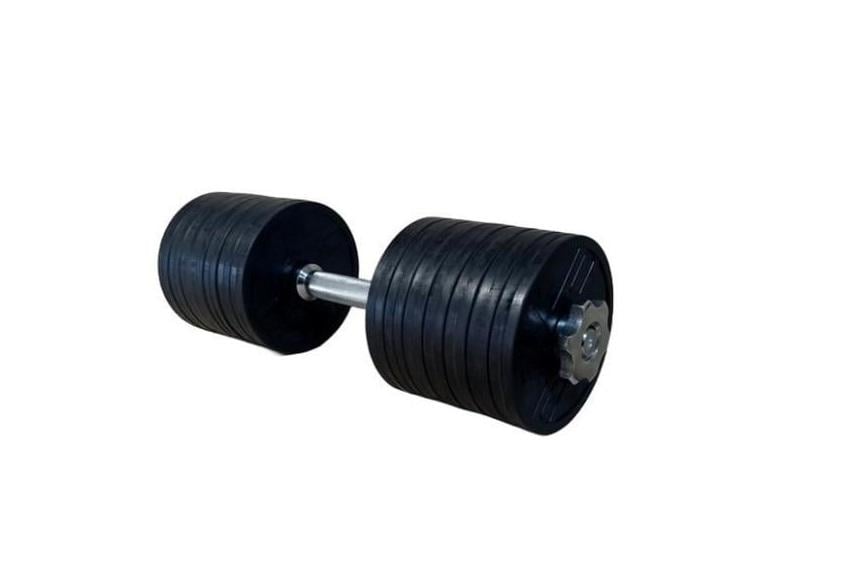 Гантель обрезиненная гриф 42 см и диски 14х1,25/18,5 кг (25551726)