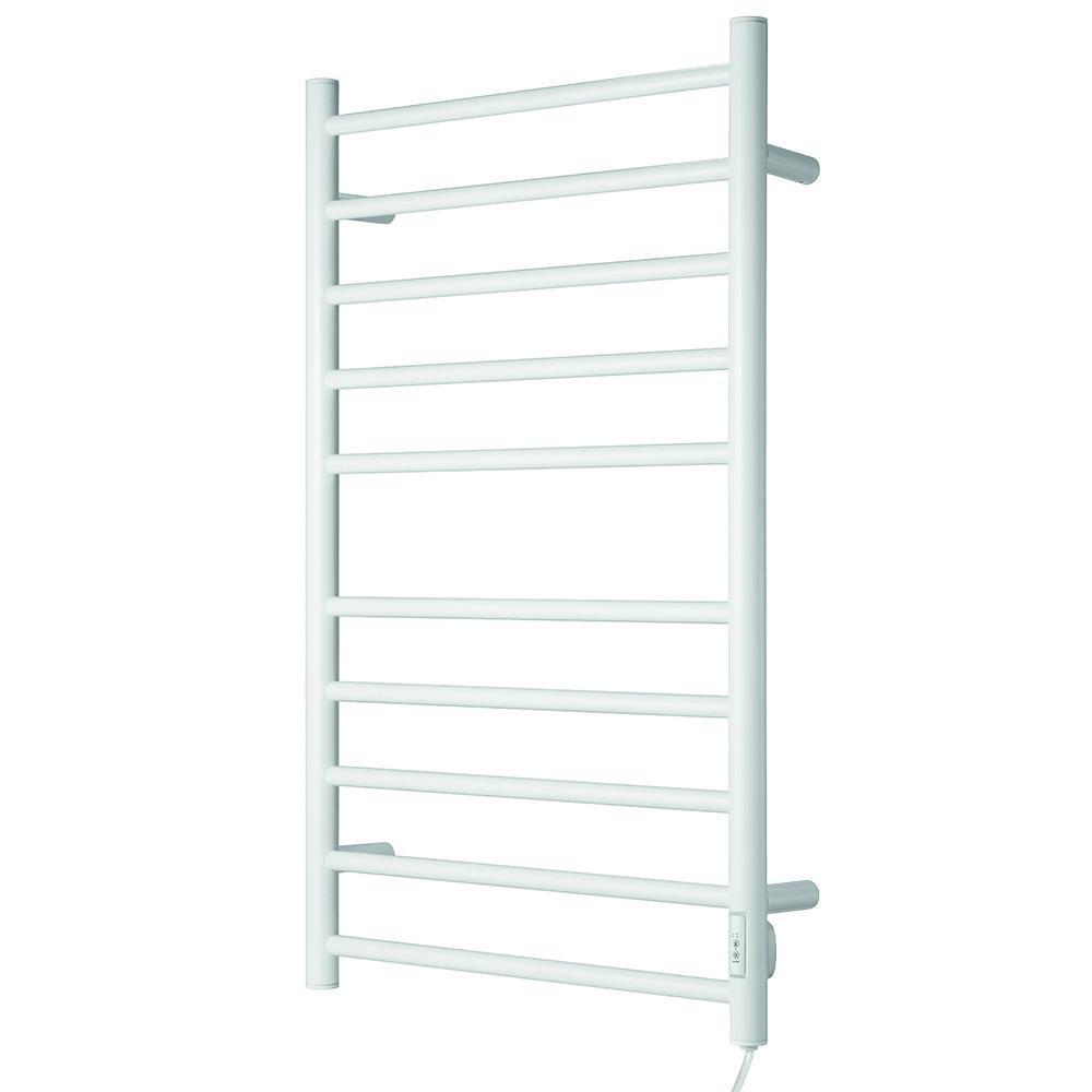 Полотенцесушитель электрический Zerix Atlas EPA-5386R-10T-WHITE с таймером 135 W (ZX4916)
