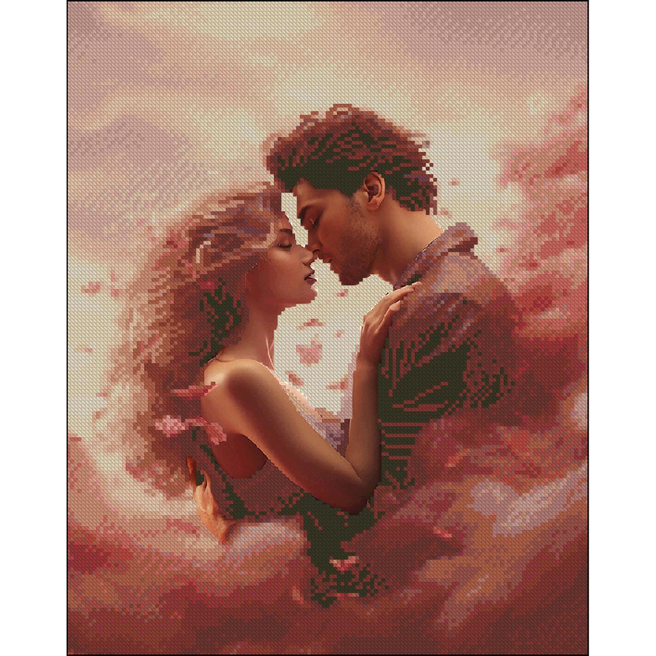 Алмазная мозаика Strateg Буря эмоций без подрамника 40х50 см (ZAV4050-20)