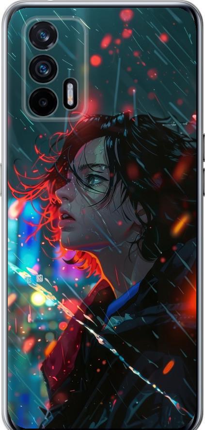 Чехол на Realme GT 5G Ночные огни (6096u-3338-42517) Чехол на Realme GT 5G Ночные огни (6096u-3338-42517)