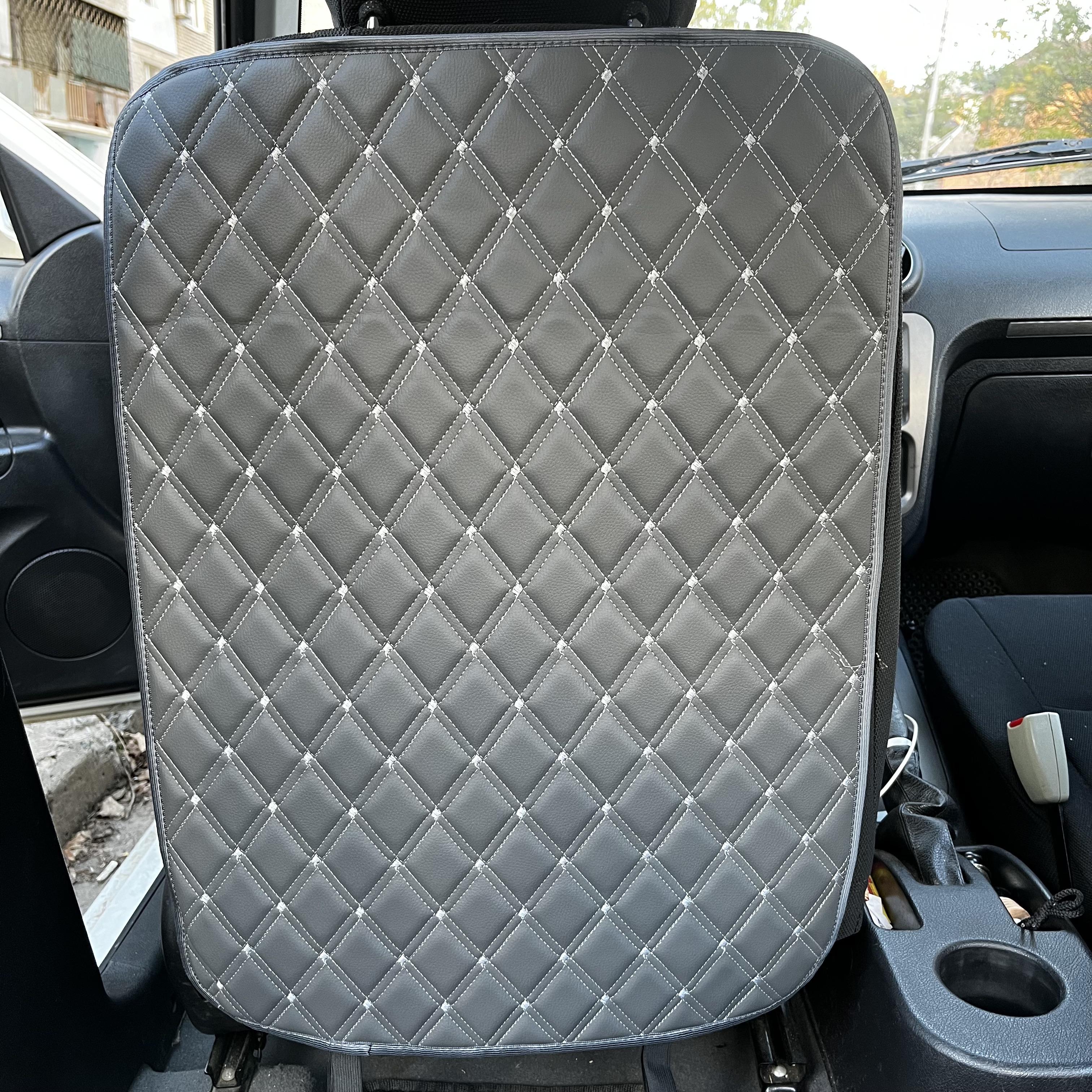 Накидка защитная на спинку сиденья автомобиля от грязных ног из эко-кожи 60x45 см без кармана Серый (29882948) Накидка защитная на спинку сиденья автомобиля от грязных ног из эко-кожи 60x45 см без кармана Серый (29882948)