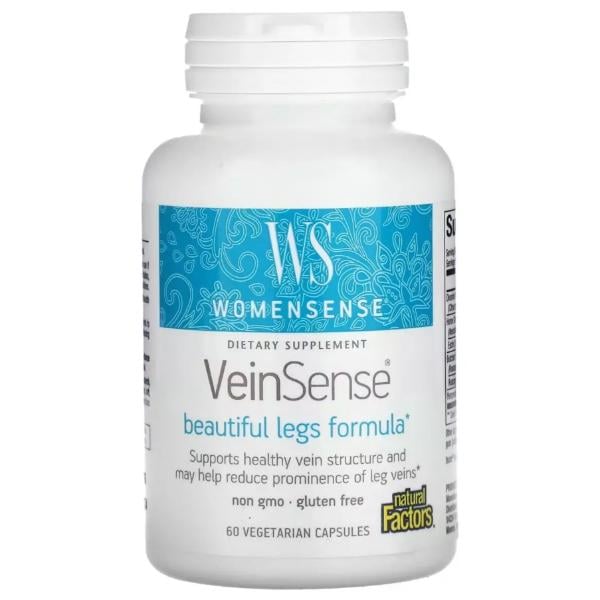 Натуральная добавка Natural Factors WomenSense VeinSense 60 veg. сaps. (000022117) Натуральная добавка Natural Factors WomenSense VeinSense 60 veg. сaps. (000022117)