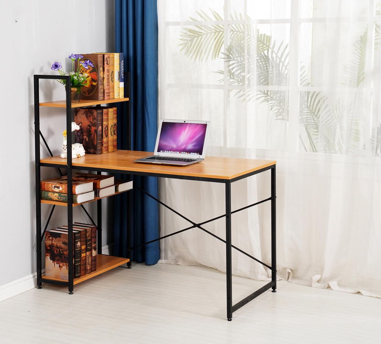 Компьютерный стол Loran в стиле Лофт Коричневый (2730786008)