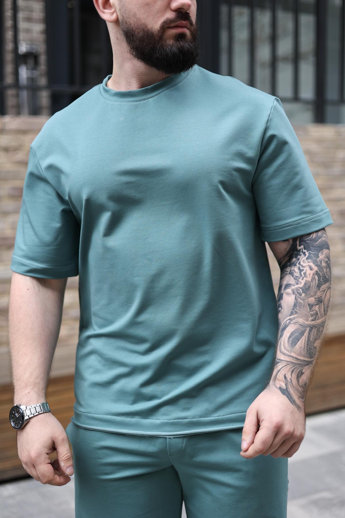 Футболка мужская Breeze Intruder оверсайз 3XL Мятный (1561193630/3/6)