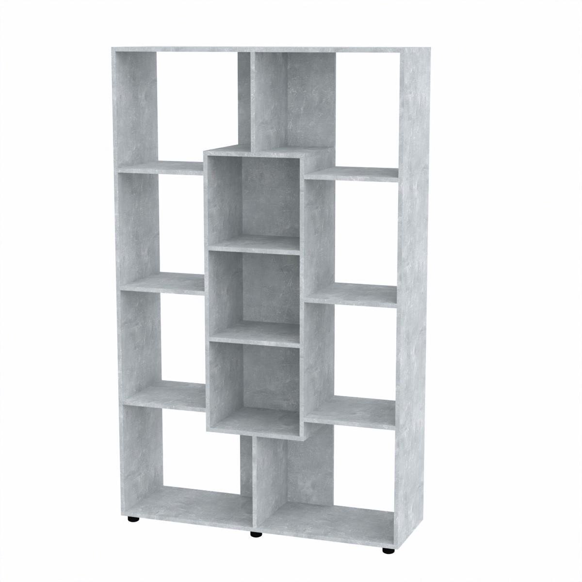 Стелаж для дому Компаніт КШ 4 110х350х179,6 см Бетон (66f00be8e46f9163b5262abf)