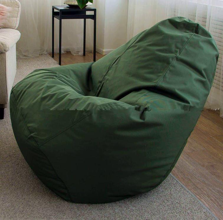 Кресло бескаркасное Груша 120х80 см Хаки (97941888-Т) - фото 1 Кресло бескаркасное Груша 120х80 см Хаки (97941888-Т) - фото 1