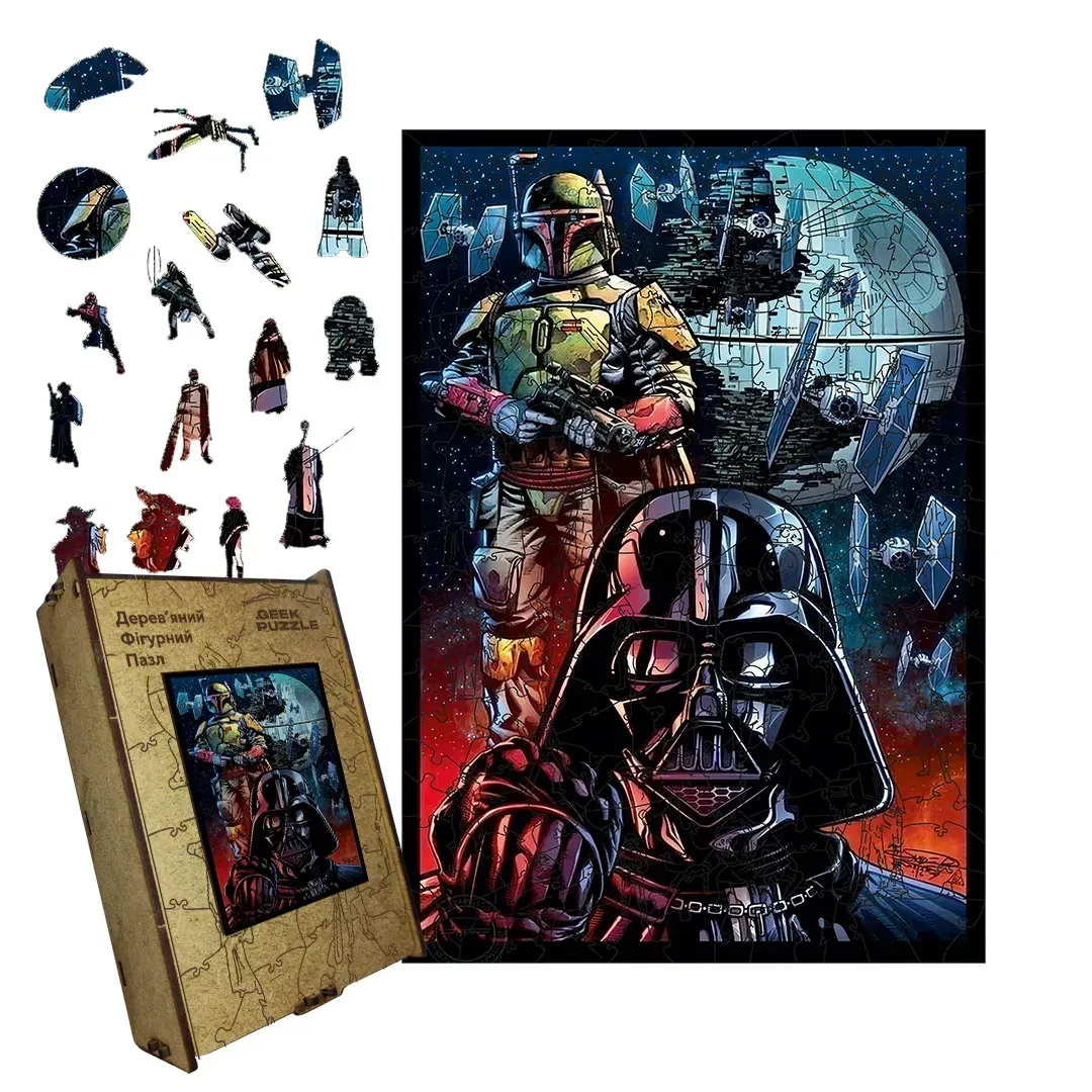 Пазл дерев'яний фігурний помста імперії А1 500+ ел. Пазл дерев'яний фігурний помста імперії А1 500+ ел.