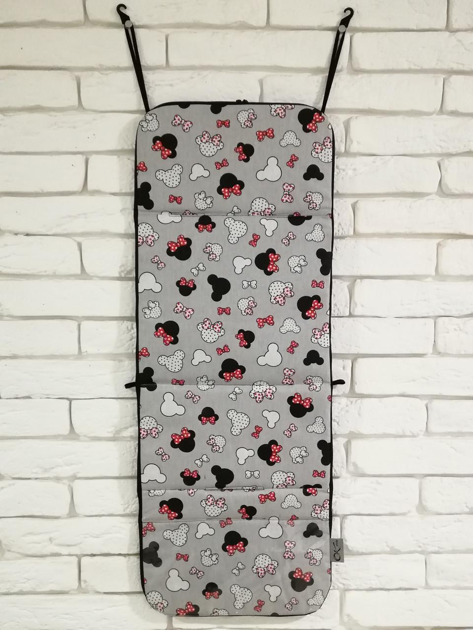 Матрас в коляску Ok Style Микки кокос Красный