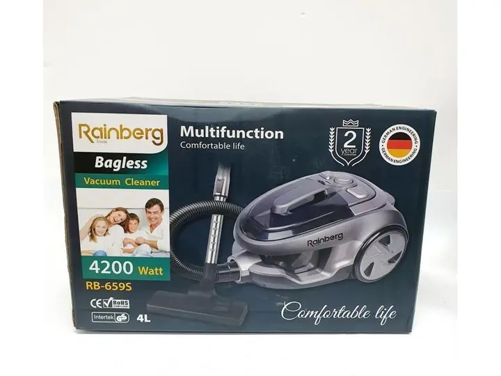 Пилосос Rainberg RB PowerCyclone циклонний 4200 Вт 4 л HEPA-фільтр (28938541) - фото 5