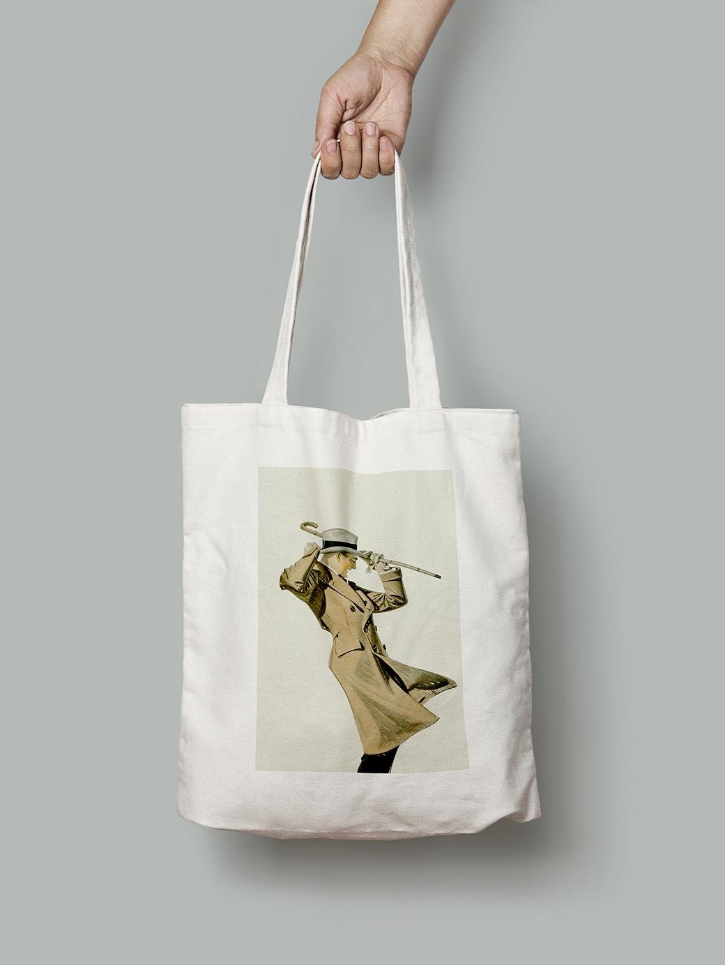 Эко-сумка Модный мужчина шопер (FA08003_Bag)