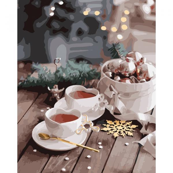 Набор для росписи по номерам Идейка Привкус праздника 40х50 см (КНО5570-mt)