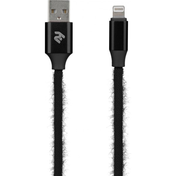 Кабель 2e USB 2.0 to Lightning 1 м Black (2E-CCLAC-BLACK)