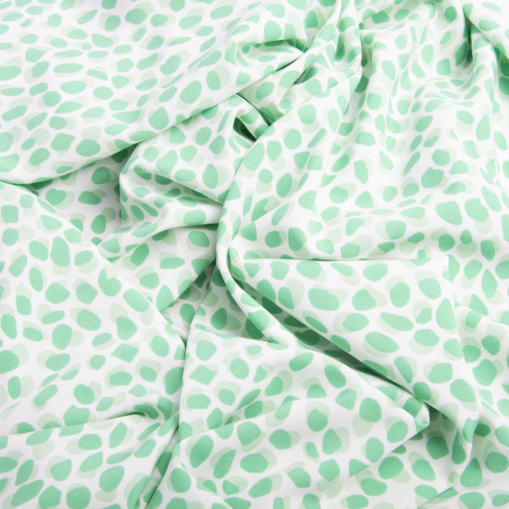 Ткань платевая Super Soft камни Зеленый (23955)