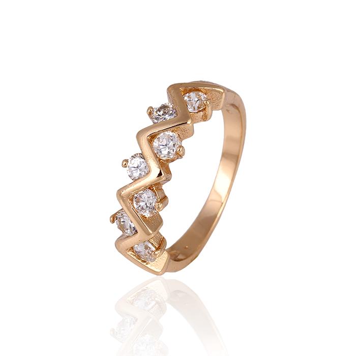 Кольцо с цирконами X10989 Italina р. 17,5 Белый