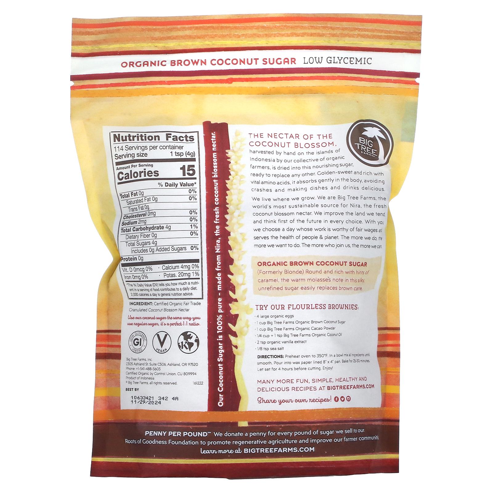 Сахар кокосовый Big Tree Farms органический 454 г - фото 2 Сахар кокосовый Big Tree Farms органический 454 г - фото 2