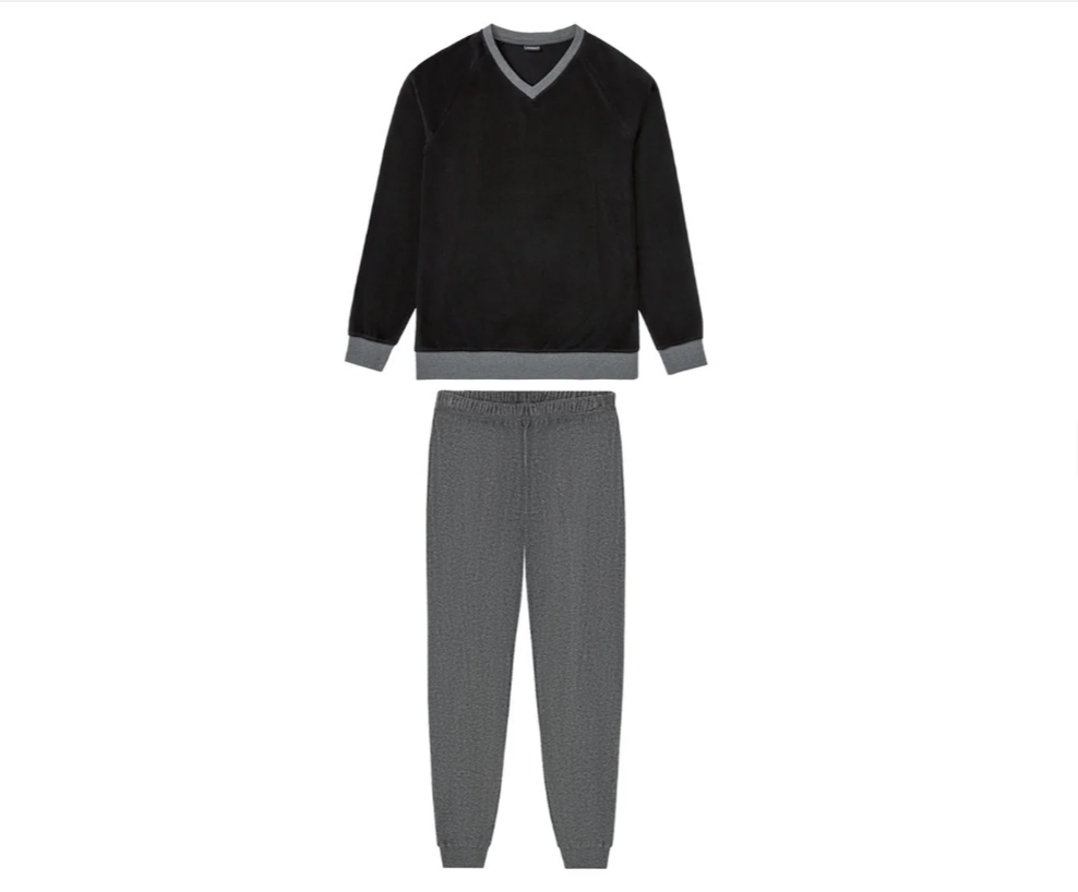 Пижама Livergy 113K 2XL Черный/Серый (113K/2XL)