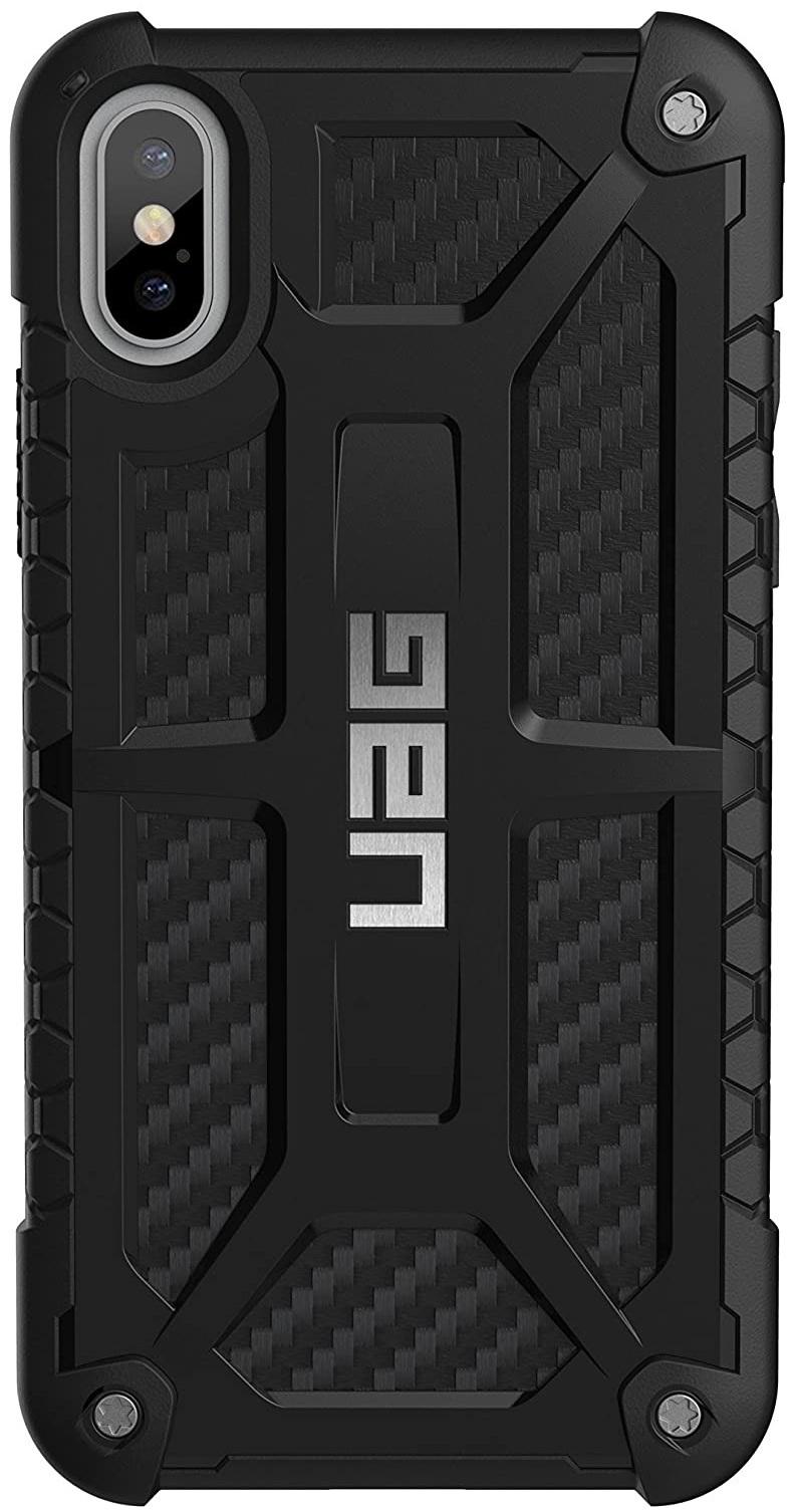 Чехол милитари противоударный UAG Monarch 111101114242 для Iphone XS Max 6.5" Black Carbon