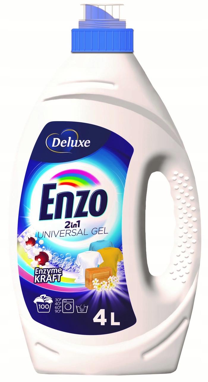 Гель для прання універсальний Deluxe Enzo Universal на 100 прань 4 л (2155012629)
