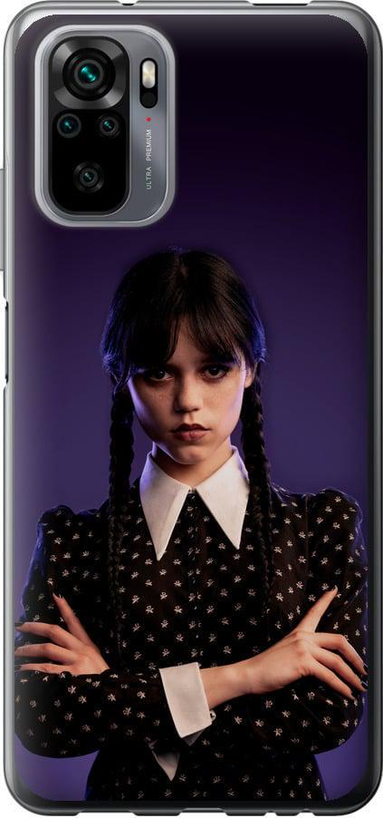 Чехол на Xiaomi Redmi Note 10 Wednesday v3 (5517u-2277-42517)