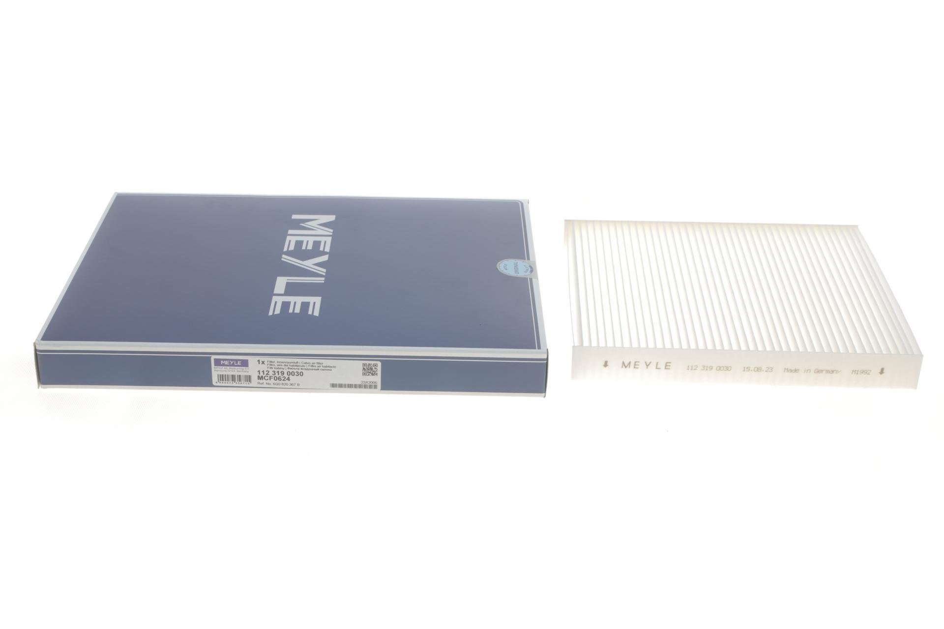 Фільтр салону Meyle для Skoda Fabia/Roomster 1,2-2,0 99-15/VW Polo 1,2-1,9 01-/Seat Ibiza 1,2-2,0 02- (112 319 0030)