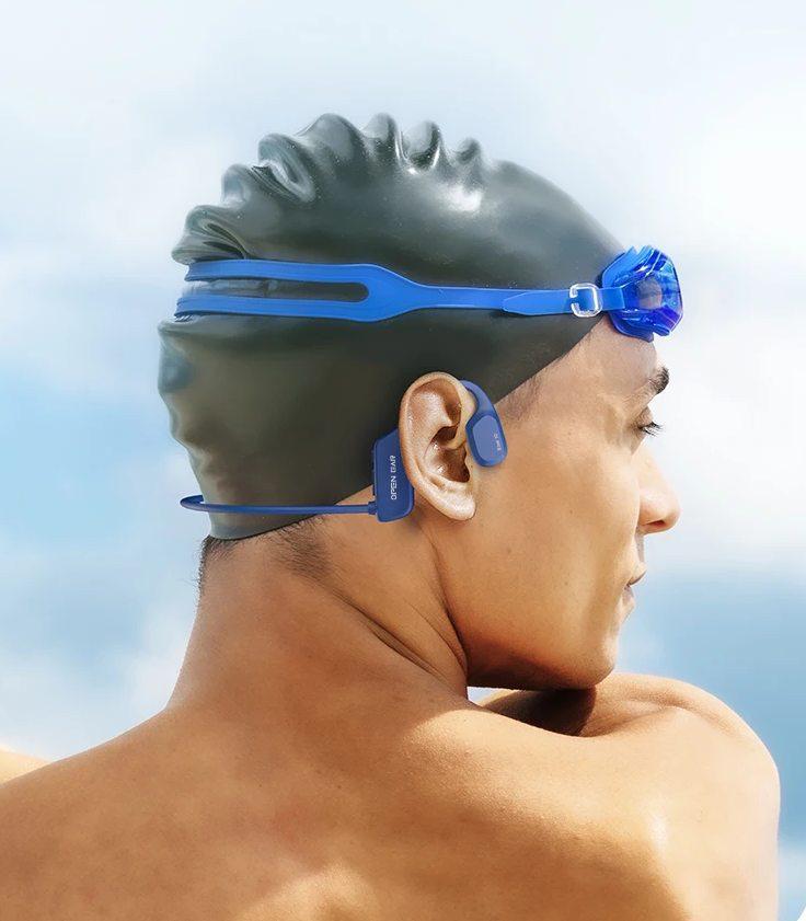 Навушники кісткові Paramita IP68 X2 32 ГБ водонепроникні Синій (26389570) - фото 7