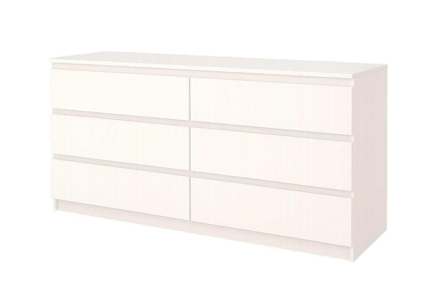 Комод напольный MEBLIBUD STELLA с ящиками 140x40x80 см Белый