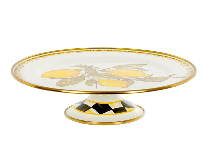 Тортівниця емальована Elmani SICILY з кришкою на ніжці (763-036) - фото 2