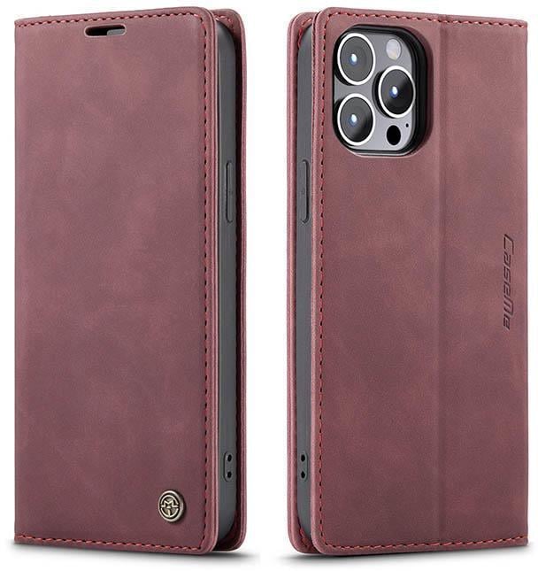 Чехол книжка с магнитом CaseMe для iPhone 13 Pro Max Wine (23999-42) Чехол книжка с магнитом CaseMe для iPhone 13 Pro Max Wine (23999-42)