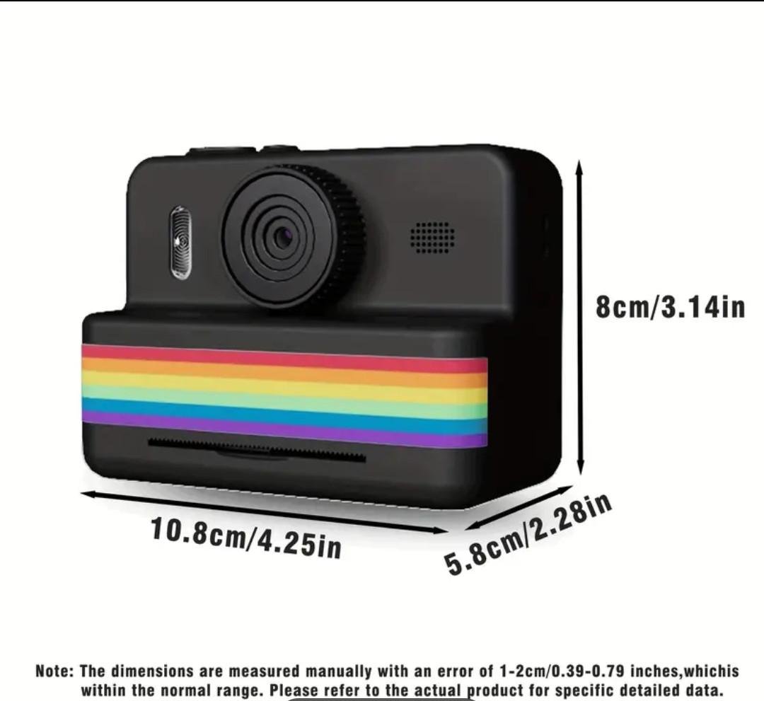 Фотоапарат дитячий з функцією миттєвого друку Polaroid Чорний - фото 3 Фотоапарат дитячий з функцією миттєвого друку Polaroid Чорний - фото 3