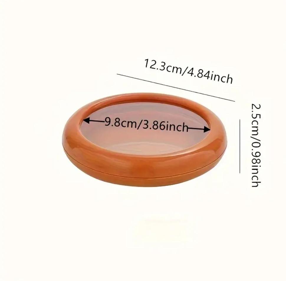 Харчовий контейнер для зберігання фруктів та овочів 12,5х2,5 см Коричневий (2543702559) - фото 4