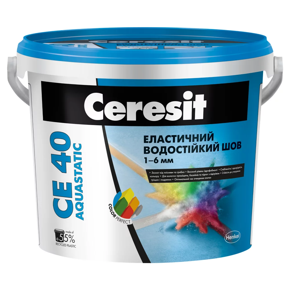Ceresit CE 40 Aquastatic ЕКО 2 кг, білий 01
