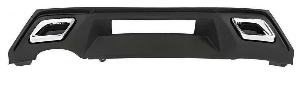 Диффузор задний DPT V-2 DPT для Seat Ibiza 2017- гг. ABS-пластик Черный глянец (130584)