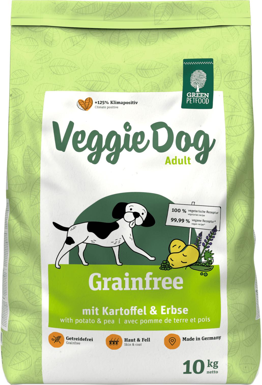 Корм сухой для взрослых собак Green Petfood VeggieDog Grainfree вегетарианский 10 кг (4032254748045)