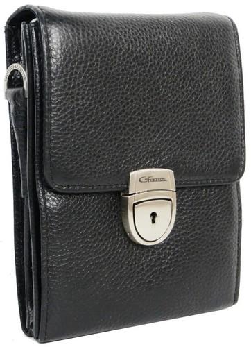 Сумка шкіряна чоловіча через плече Giorgio Ferretti Black (super472_30760_012)