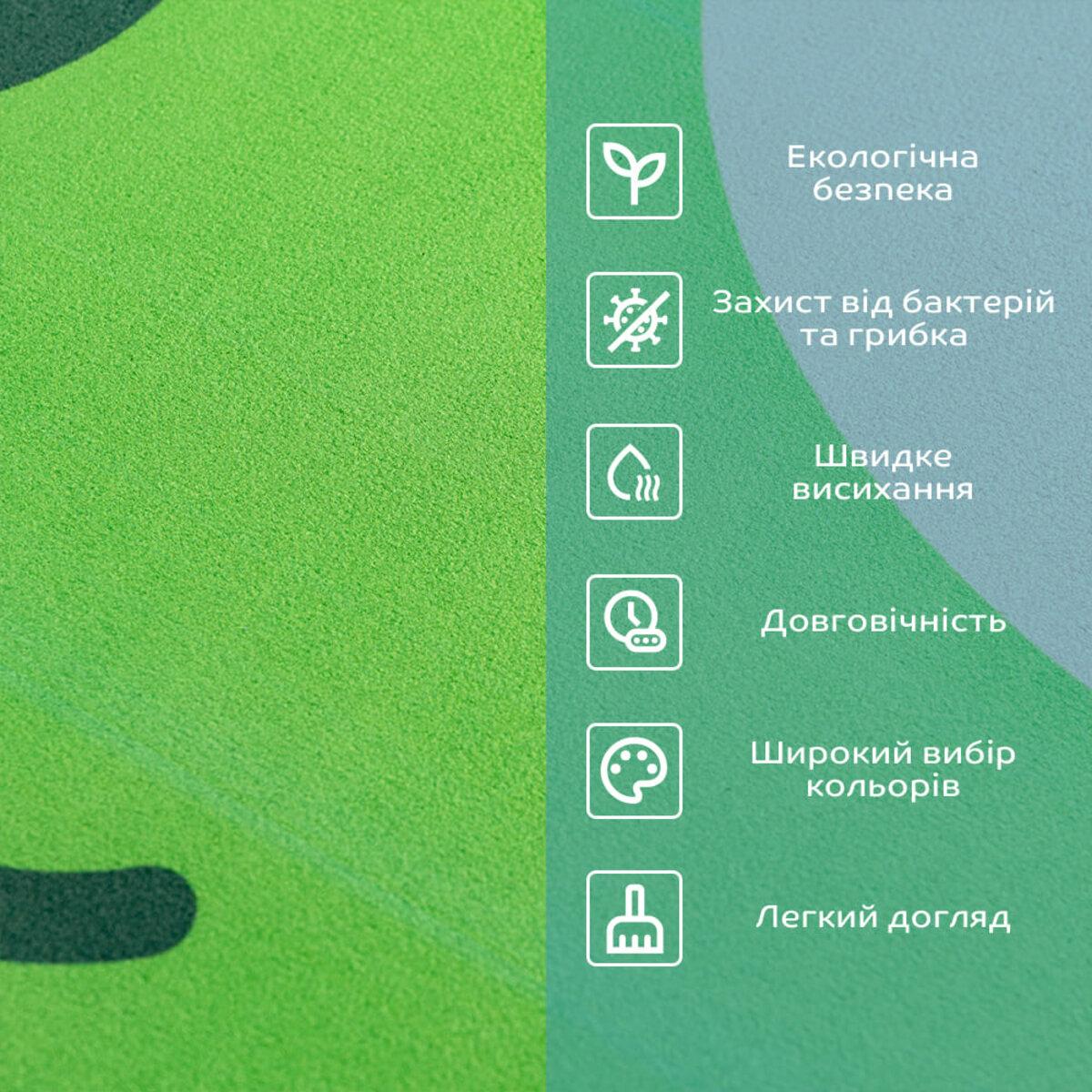 Коврик влагопоглощающий Жабка 40х60х3 мм (SW-00002560) - фото 4 Коврик влагопоглощающий Жабка 40х60х3 мм (SW-00002560) - фото 4