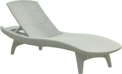 Шезлонг пластиковый Keter Pacific Белый